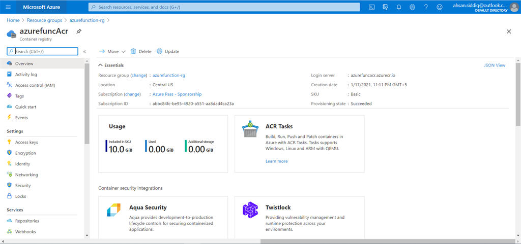 Build CI/CD Pipeline For Azure Container Instances